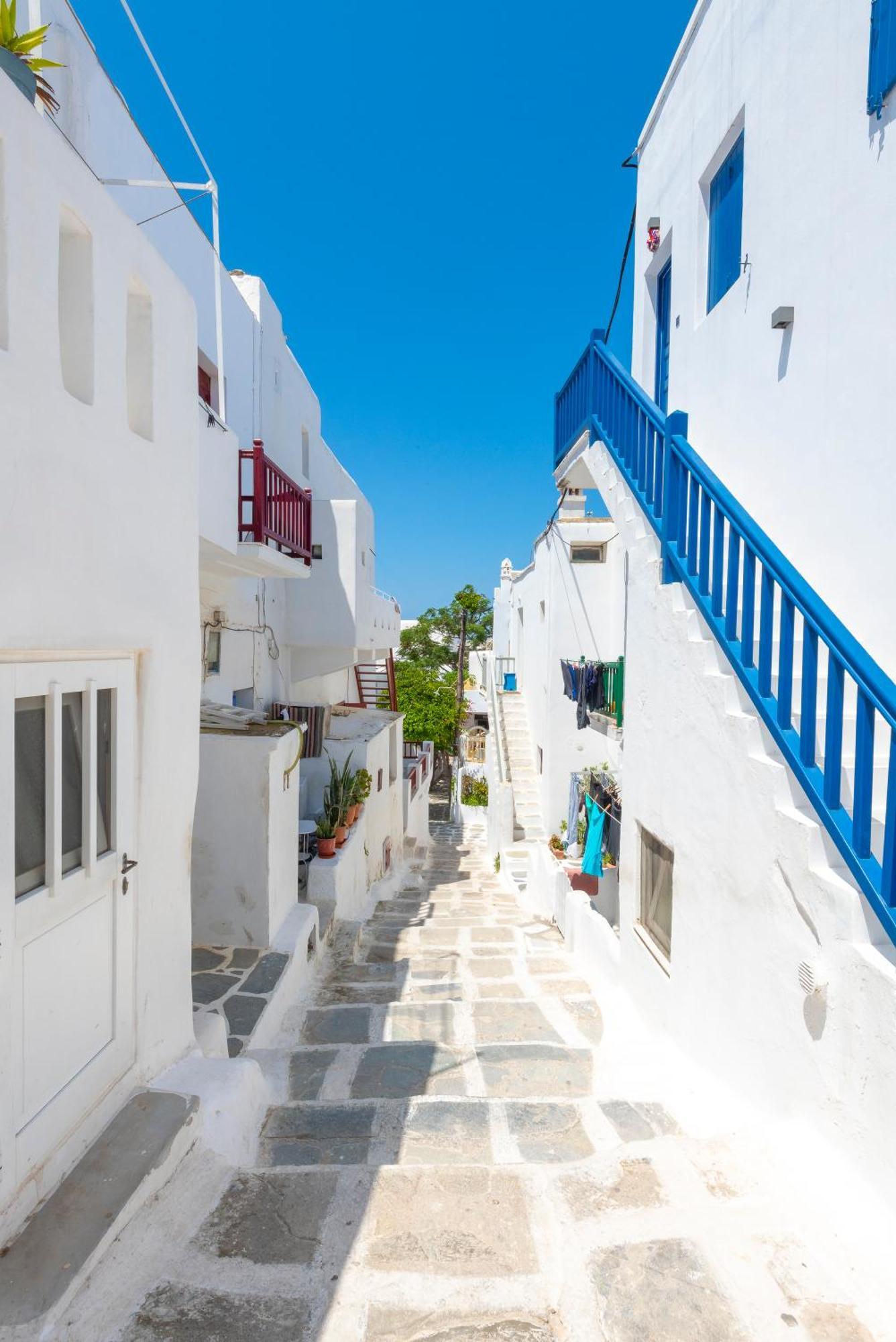 Mykonos Town White And Grey Chora 아파트 외부 사진