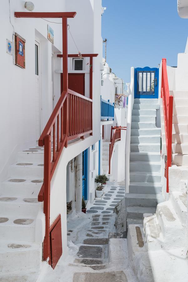 Mykonos Town White And Grey Chora 아파트 외부 사진